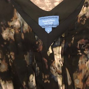 Pretty black floral dress